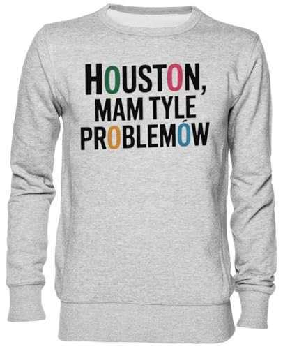 Sweat-shirt Houston gris coupe mixte anti-déformation en jersey respirant