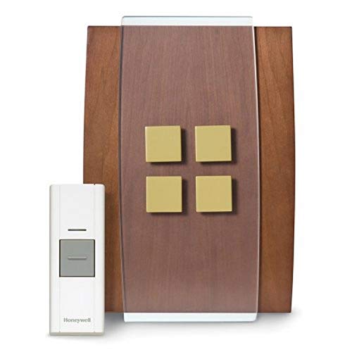 Honeywell Home RCWL3506A1003/N Decor Wireless Doorbell / Door Chime and Push Button.