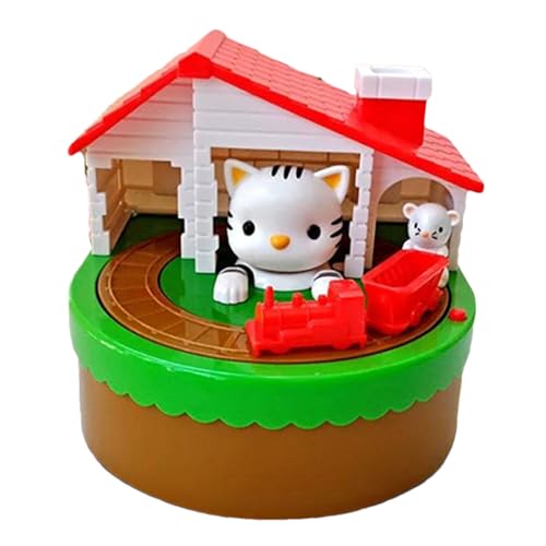 Tirelire décorative chat pour enfant avec effet sonore pour table de chevet