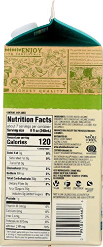 365 Everyday Value, Organic Pineapple Orange Banana Juice, 59 fl oz - Thumbnail 4