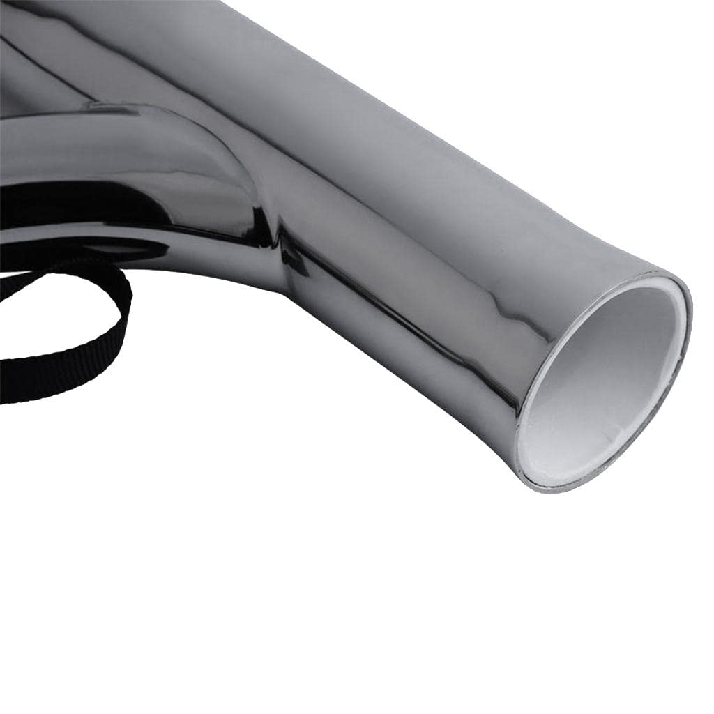 Supporto per canna da pesca in acciaio inox, per barca marina, cinghia in nylon e clip per mulinello, acqua salata, maggiore diffusione della traina, finitura a specchio, acciaio inossidabile 316