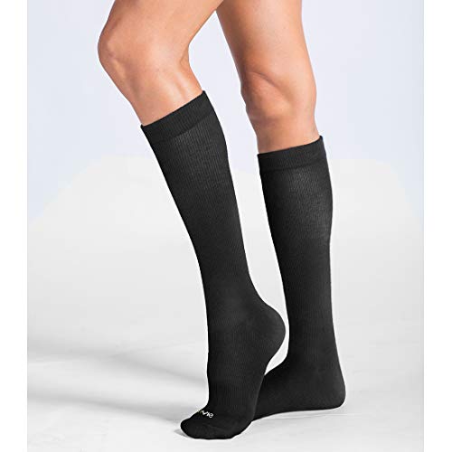 Image of ja vie Graduated Compression Socks (15-20mmHg) Cotton Sport Sock for Men & Women