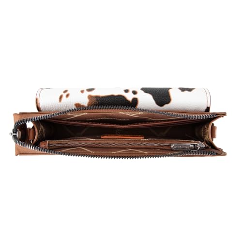 Image of Wrangler Crossbody Wallet for Women RFID Clutch Phone Purse with Credit Card Slots | RFID