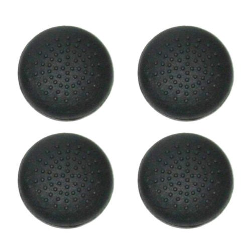 AKORD Protectores de TPU para mandos Sony PS4 (4 Unidades), Color Negro