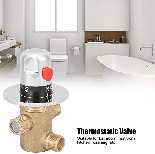 Amazon Com Ita Nest G1 2in 3 Way Brass Thermostatic Mixing Valve Faucet Temperature Mixer Control Bathtub Valve Concealed Solar Water Heater Pipe Basin Thermostat Control Stirring Valve Home Bathroom Tools Home