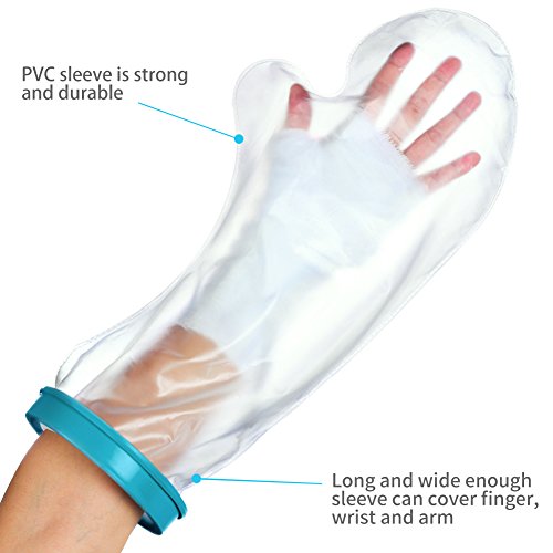 Adult Arm Cast Cover For Shower Bath, Cast Cover For Shower Bath, Waterproof Cast Protector Keep Cast Bandage Dry For Shower Short Arm, Light & Travel-Friendly #TOP4