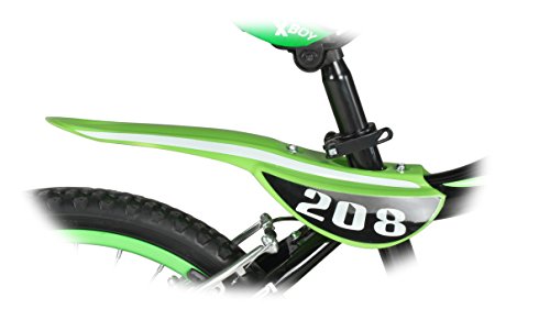 Coppi Bici da Ragazzo Rooster 20, Nero/Verde