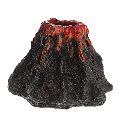 Yardwe Aquarium- Luftstein Für Aquarien Vulkan Spielzeug Vulkanfisch Künstliche Vulkanstatue Blasen Aquarium- -Dekorationen Vulkan Selber Bauen Panzer Die Blase Skulptur
