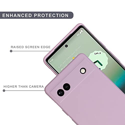 Image of SPRIG Compatible with Google Pixel 6A Premium FlexTone (TPU) Premium Back Cover Drop Tested Shock Proof Mobile Case for Men, Women, Boys and Girls with Camera Protection (Lavender Purple)