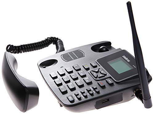 Telefone Celular Fixo Cfa 4211 GSM com Antena 7Dbi e Cabo 10M, Intelbras, 3302467, Preto