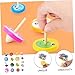 BESTonZON 1 Juego Giroscopio Giratorio de Madera Tops para niños Juguetes de Madera Juguetes educativos de Madera Juguetes giratorios muñecos peonzas giroscopio Juguete niño Tops Juguete LED Imagen de BESTonZON 1 Juego Giroscopio Giratorio de Madera Tops para niños Juguetes de Madera Juguetes educativos de Madera Juguetes giratorios muñecos peonzas giroscopio Juguete niño Tops Juguete LED