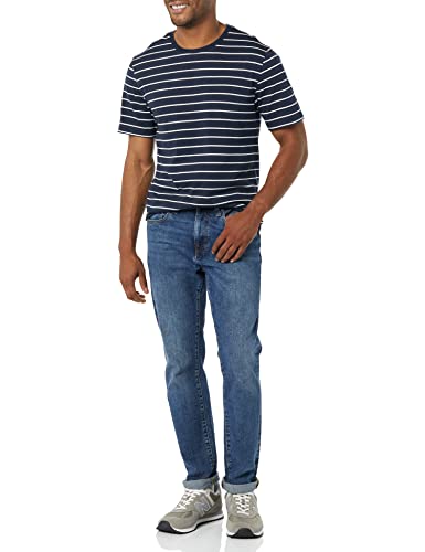 Image of Amazon Essentials Men's Slim-Fit Crewneck Short Sleeve Cotton T-Shirts
