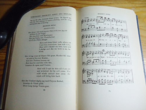 Norwegian Emigrant Songs and Ballads      Hardcover – January 1, 1936
