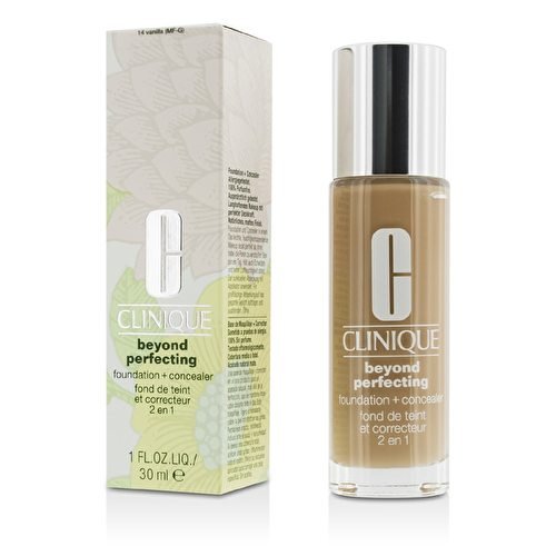 Clinique Beyond Perfecting Foundation and Concealer, 14 Vanilla (Mf-G), 1 Ounce