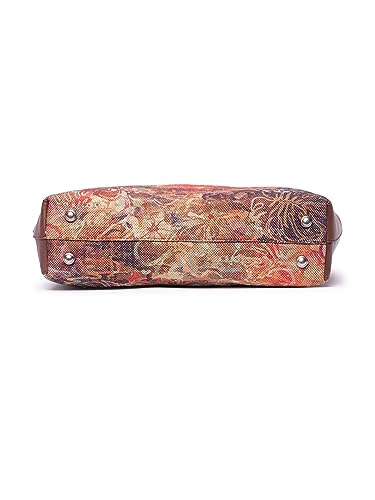 Image of ZOUK Women's Handcrafted Side Tote Bag and Handbag for Office and College