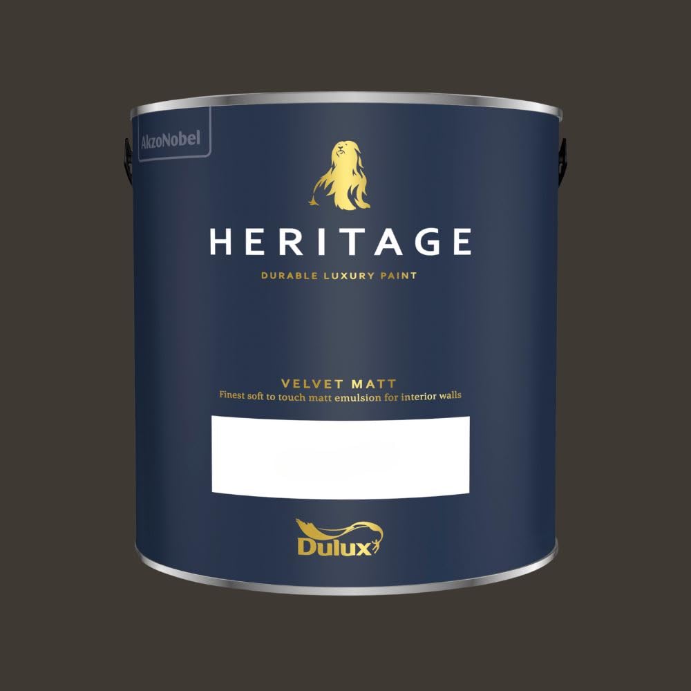 DULUX TRADE HERITAGE MATT TUDOR BROWN 2.5L