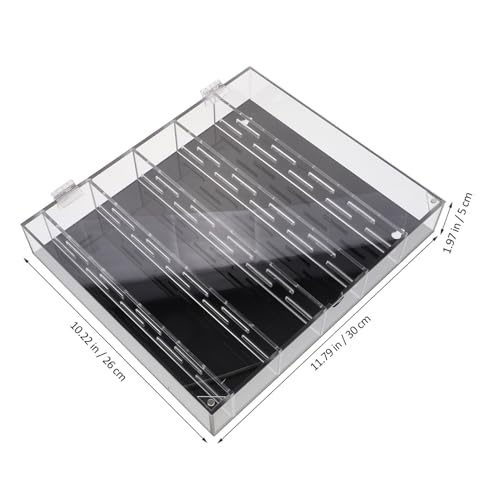 Boîtes à monnaie transparentes DOITOOL coffrets de rangement pratiques