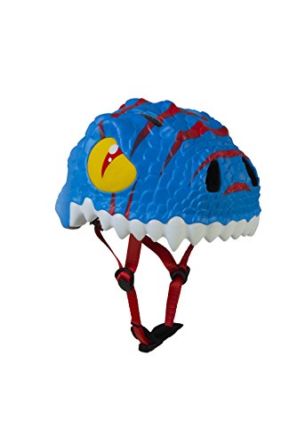 Abus The Sky Dino Casco, Infantil, Azul (Bleu/Blanc), 49-55 cm
