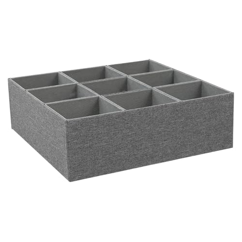 Organizador de calcetines para cajón y armarios de dormitorio con 9 celdas de almacenamiento 2