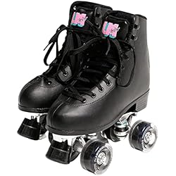 Patines Yam Flamingueo Patines 4 Ruedas - Patines 4 Ruedas Mujer, Patines 4 Ruedas Niña, Roller Skates, Patines Adulto, Patines Mujer, Patines Ruedas Uretano 58mm x 32 mm, Tallas 35-41 EU (Talla 38 EU, Negro)