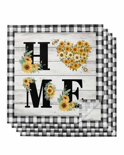 Servilletas de tela Roses Garden set x4 20x20 pulg miniatura 1
