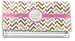 RNK Shops Pink & Green Geometric Vinyl Checkbook Cover (Personalized)