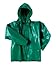 Neese 96AJ Flame Resistant PVC/Polyester Chem Shield 96 Jacket with Attached Hood, 31-1/2