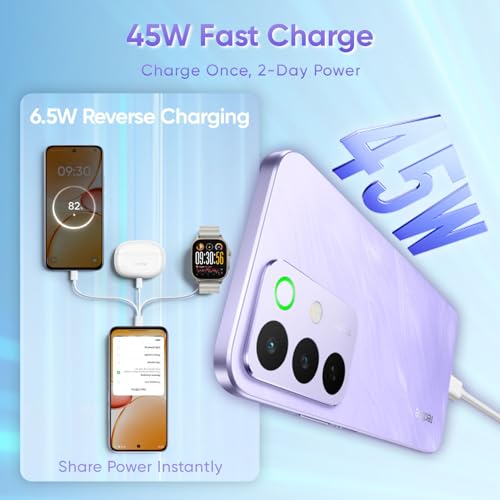 Image of realme C85 5G Smartphone 4+128GB Purple, 6.8inch Screen, 144HZ Vision Display, 45W Fast Charge, 7000mAh Battery, 4+50MP Camera, MediaTek Dimensity 6300, IP69