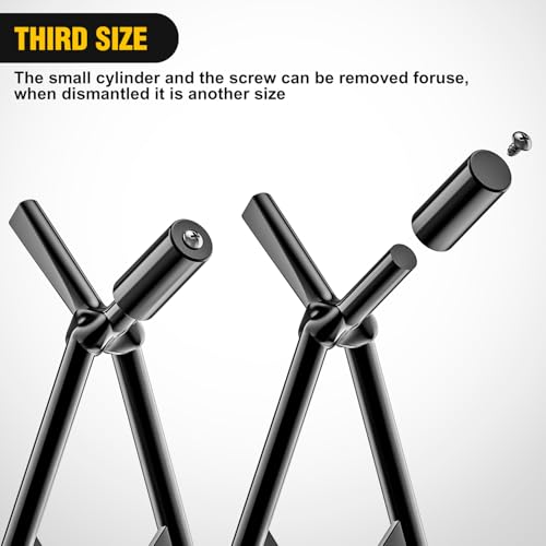 Image of Nilight Universal Motorcycle Dirt Bike Triangle Side Stand | Kickstand Holder for 80-500cc Supermoto Motocross Enduro Pit Bike Black