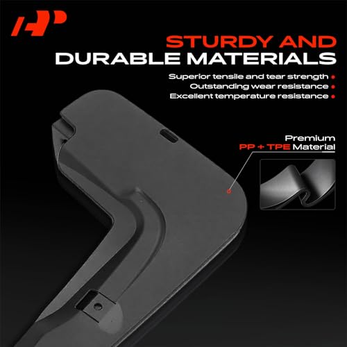 Image of A-Premium Mud Flaps Compatible with Mini | for Mini Cooper 2022, No Drilling Required Mud Guards with Hardware Accessories, Set of 4 Front and Rear