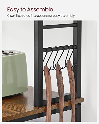 Vasagle UKKS024B01 Coffee Bar, Baker’S Rack thumb #8