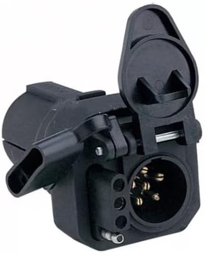 47575 Trailer Light Adaptor Converter Plug 7 RV to 6 Pole & 4 Pin