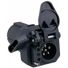 47575 Trailer Light Adaptor Converter Plug 7 RV to 6 Pole & 4 Pin