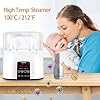 nubite Double Baby Bottle Warmer 24H Constant Mode for All Bottles, Breastmilk Baby Milk Heater, Heating Baby Food, Formula Water Warmer for Twins, Accurate Temperature Control