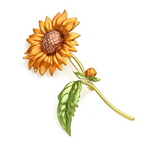 Broche tournesol pour personnaliser une tenue terne sans changer de garde-robe