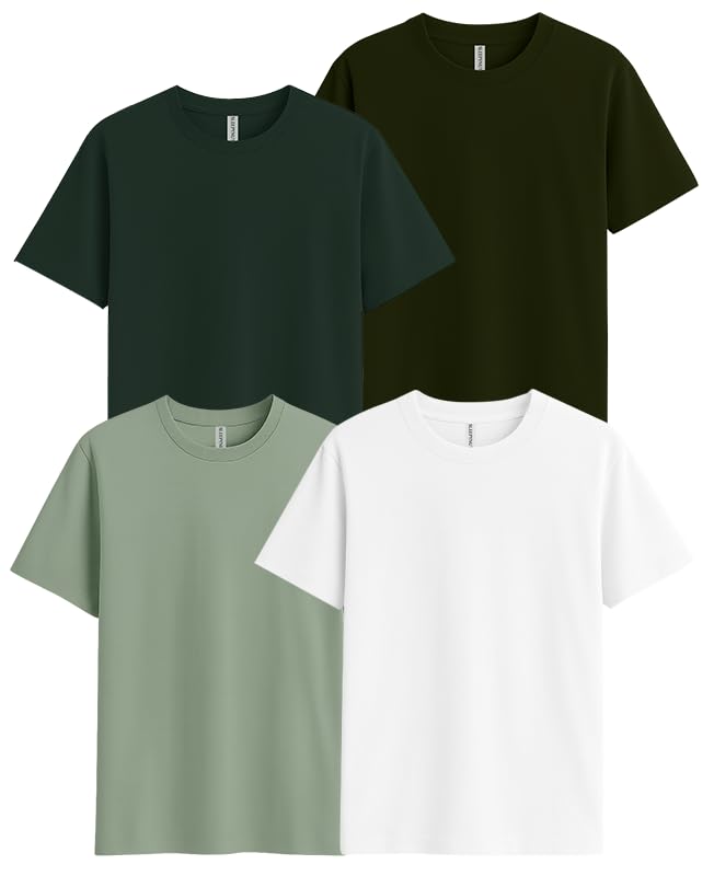 Image of Sleepynuts Men's Regular Fit Round Neck Half Sleeves Solid Casual Wear T-Shirt