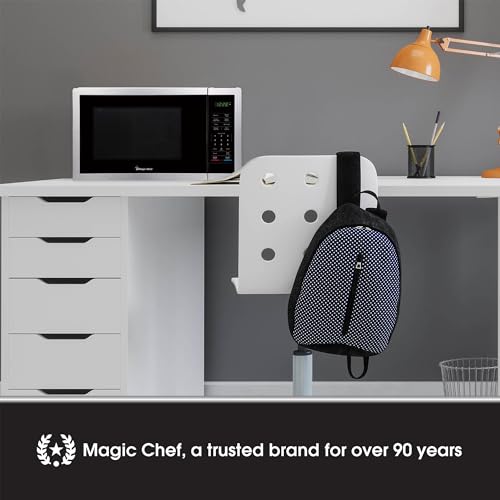 Magic-Chef-900-Watts-09-Cubic-Feet-Small-Countertop-Microwave-Oven-for-Compact-Spaces-with-6-Pre-Programmed-Cooking-Modes-Stainless-Steel