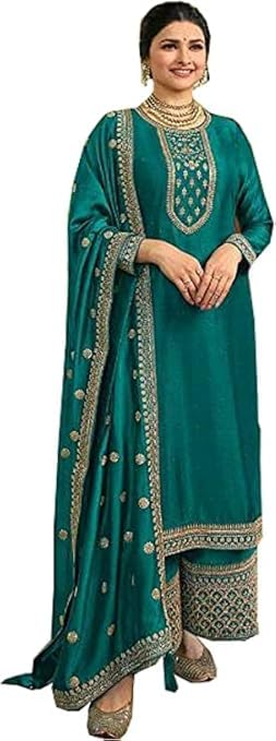 Image of Indian Designer Shalwar Kameez Suits Ready to Wear Pakistani Palazzo Dresses