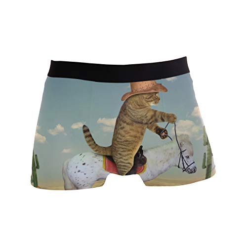 Funny Burrowing Owl Men Boxer Briefs Men's Underwear Comfort Soft Boxer Briefs