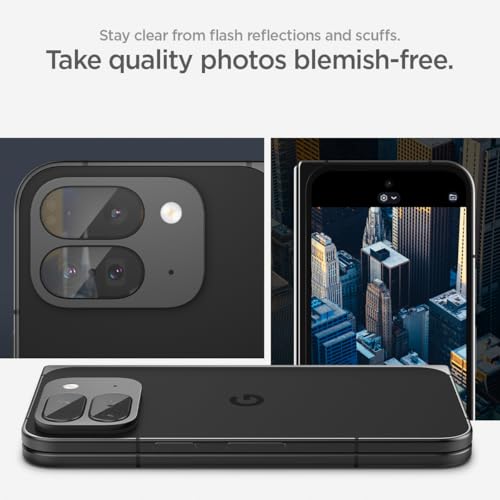Spigen Glas.tR EZ Fit Optik Pro Tempered Glass Camera Lens Protector Guard for Pixel 9 Pro Fold (2 Pack)