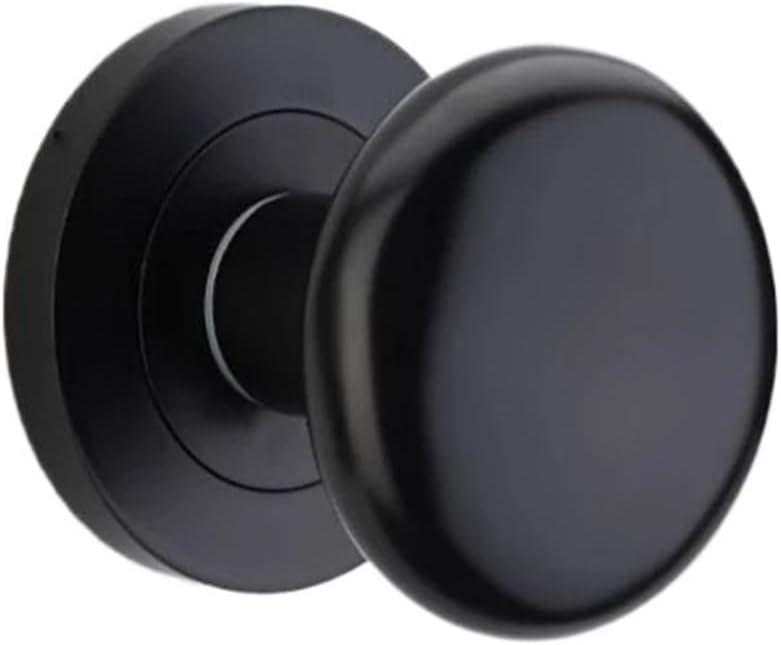 1 Set of Single-Sided Set of Round Door Lock Handles with Key(100 * 40 * 8mm)