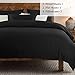 SONORO KATE Bed Sheet Set Super Soft Microfiber 1800 Thread Count Luxury Egyptian Sheets 18-Inch Deep Pocket Wrinkle and Hypoallergenic-4 Piece(Queen Black)