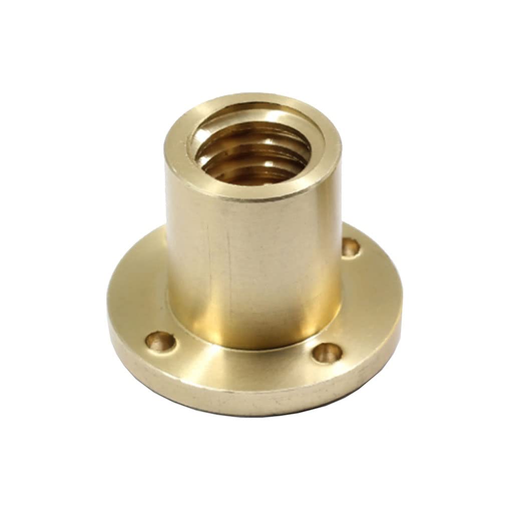 Husillo trapezoidal, Tornillo de avance con tuerca cobre, DE 8 mm, 2, paso 4(150mm)