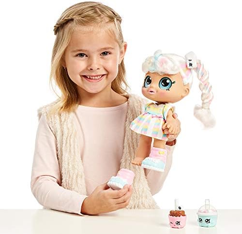 Kindi Kids Marsha Mello 10 Inch Toddler Doll and 2 Shopkin Accessories, Styles may vary