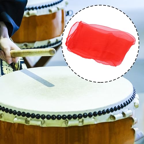 Baquetas para Timpani 14.5 pulg x 1.57 pulg Cabeza de fieltro suave con bufanda decorativa Pack de 2 miniatura 6