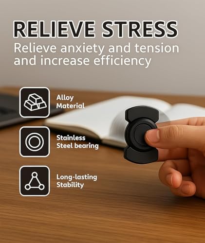 Image of Stress Relief Toys Adults, Stress Relief Gadgets, Compact Handheld Trainer for Focus, Relaxation, and Fine Motor Skills