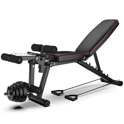 Weight Training Bench with Leg Extension Bench Press Full Body Workout Equipment Home or Professional Gym