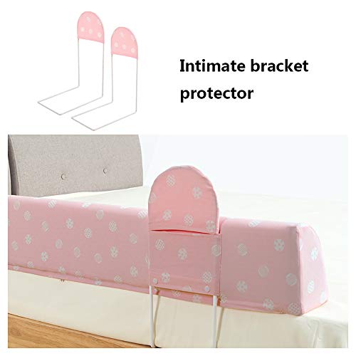 Valla para cuna transpirable de 200cm con barandilla protectora de esponja flexible 5