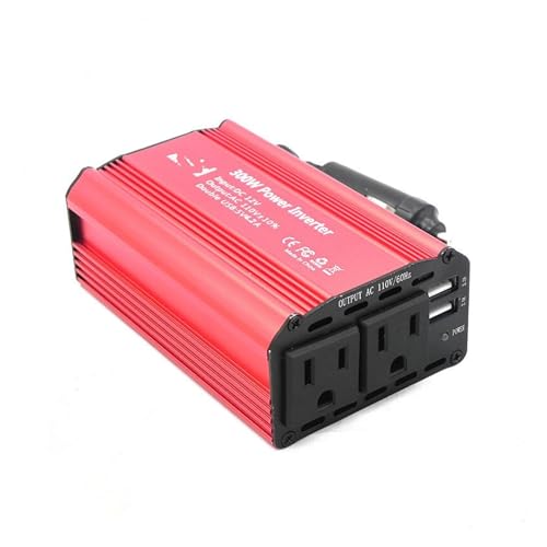Onduleur de voiture 300W avec double USB 5.4A pour une recharge simultanée rapide