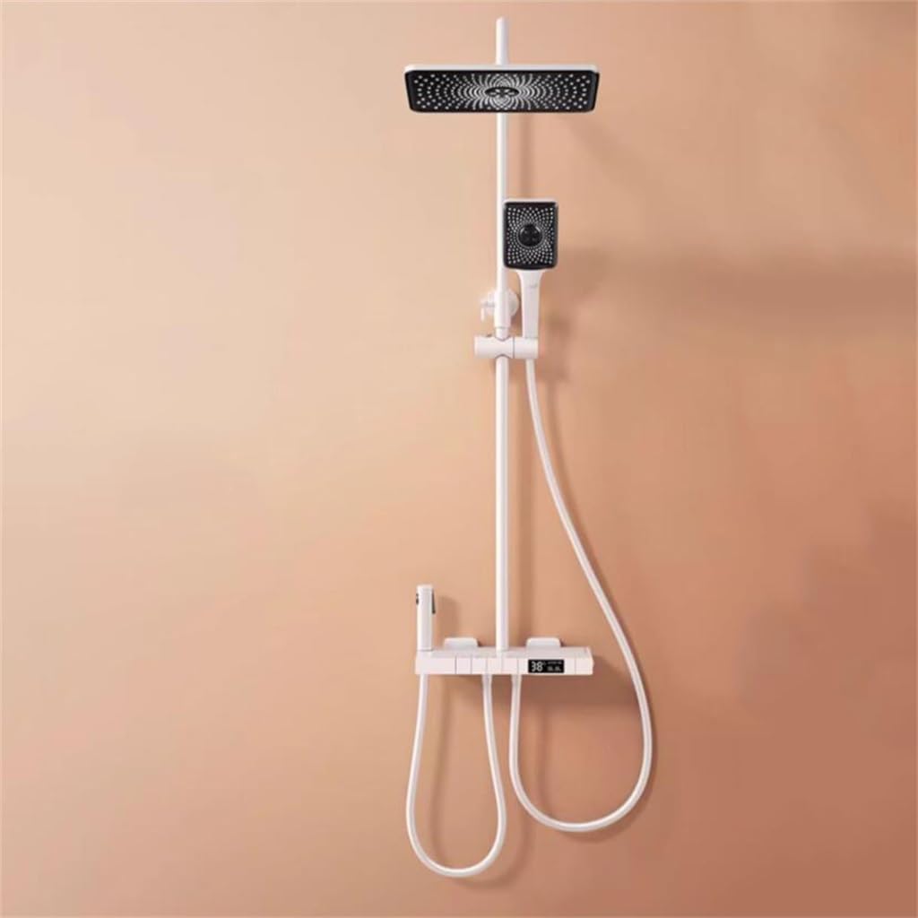 Juego de ducha, boquilla presión doméstica, teclado baño, juego, completo